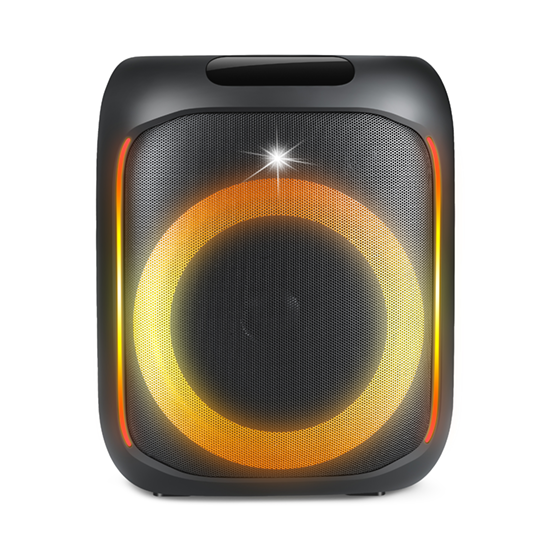 Medium Party Speaker with LED Lighting Black Wireless Party Speaker FM radio