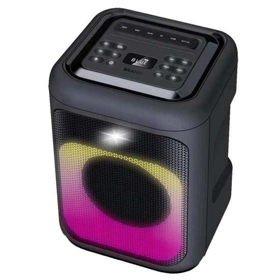 RECHARGEABLE BLUETOOTH PORTABLE SPEAKER WITH PARTY LIGHTS