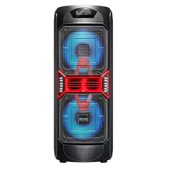 Dual 12 inch party speaker